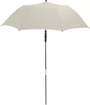 Fare Strand-Sonnenschirm Travelmate Camper Lichtschutzfaktor UPF 50+ Koffertauglich Regenfest Fiberglas 725g Farbe:Creme