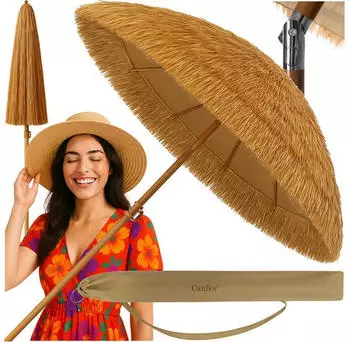 Gardlov Sonnenschirm Hawaii 170cm h&ouml;henverstellbar & neigbar, klappbar (25326)