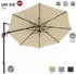 Doppler LIFE Side ø 310 cm rund Pendelschirm Ampelschirm 827 Hellgrau (409288 827)