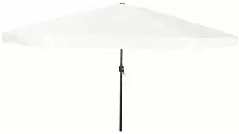 Helloshop26 Faltbarer Gartenschirm 395x395x245cm UV-Schutz Polyester sandfarben (02_0058779)