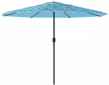 Helloshop26 Gartenschirm 324x324x247cm Polyester UV- und Regenschutz blau (02_0056405)