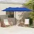 vidaXL Garten-Kantilever-Pergola Azurblau 372x198x243cm (42003380)