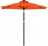 vidaXL mit Stahlmast 225x225x212 cm Terracotta (4005063)