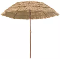 vidaXL Garten-Sonnenschirm Natur 255 x 255 x 255 cm