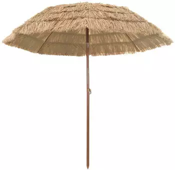 vidaXL Strandparasol &Oslash; 265 x 267 cm Stahl Braun (42006675)