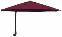 vidaXL Garten-Sonnenschirm Bordeauxrot 248 x 248 x 148 cm