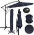 ML-Design Ampelschirm Ø300cm Aluminium Solar-LED UV50+ navyblau (490018126)