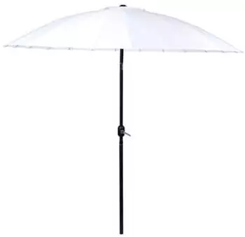 Camp Active Sonnenschirm rechteckig ohne St&auml;nder 250x240cm, Wei&szlig;