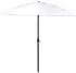 Camp Active Sonnenschirm rechteckig ohne Ständer 250x240cm, Weiß