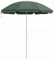 vidaXL Garten-Sonnenschirm 170T Polyester Gr&uuml;n