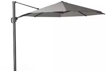 Natur24 Cartagena T1 Premium 350x350x257cm inkl. Granitplatte Polyacryl Grau