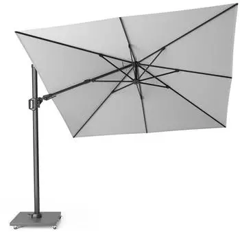 Natur24 Cartagena T2 300 x 300 x 265 cm inkl. Keramikplatte Polyester Wei&szlig;