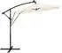 ML-Design Ampelschirm mit Solar-LED Ø300cm Aluminium Beige 360° drehbar UV50+ (ML-Design)