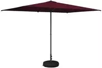 vidaXL Garten-Schirm mit Fu&szlig; 200 x 300 cm Polyester Rechtwinklig