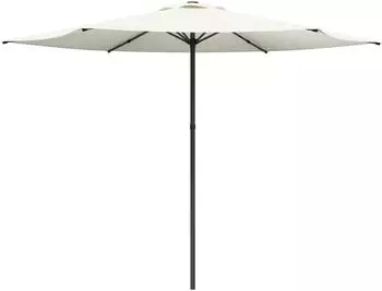 vidaXL Garten-Sonnenschirm 300 x 300 cm Polyester Rechtwinklig Creme (42036195)