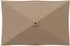 vidaXL Garten-Sonnenschirm 200 x 300 cm Polyester Rechtwinklig Taupe (42036205)