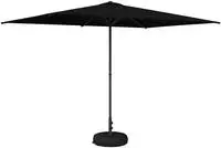 vidaXL Garten-Schirm mit Fu&szlig; 200 x 300 cm Polyester Rechtwinklig