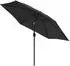furnicato Sonnenschirm mit Metall-Mast 300 cm Anthrazit (800001474348)