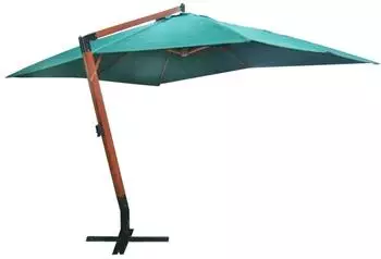 furnicato Ampelschirm Melia 300x400 cm Grün