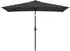 furnicato Sonnenschirm mit Metall-Mast 300x200 cm Anthrazit