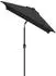 furnicato Sonnenschirm mit Metall-Mast 300x200 cm Anthrazit