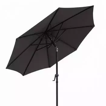 Gardissimo New Sunny Sonnenschirm &Oslash;200cm, knickbar, anthrazit (New Sunny)