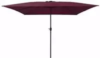 vidaXL Garten-Sonnenschirm 295 x 295 x 245 cm Polyester und Stahl