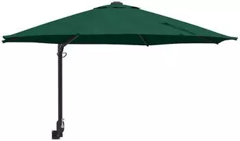 vidaXL Garten-Sonnenschirm Gr&uuml;n 248 x 248 x 148 cm Polyester und Stahl (42003228)