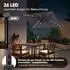 Sekey Sonnenschirm 300 x 200 cm Rechteckig mit LED Solar (UB213)