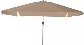vidaXL Ampelschirm Taupe rund (42003639)