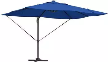 vidaXL Sonnenschirm mit LED blau (42003332)