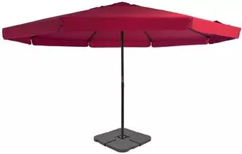 furnicato Sonnenschirm mit Tragbarem Sonnenschirmst&auml;nder Rot