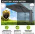 Brast Sonnenschirm 3x3m rechteckig LED grau