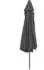 furnicato Sonnenschirm mit Metall-Mast 390 cm Anthrazit