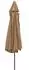 furnicato Sonnenschirm mit Metall-Mast 390 cm Taupe