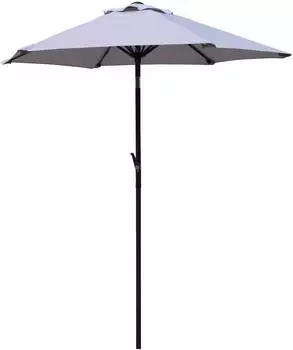 Gardissimo New Sunny Sonnenschirm rund &Oslash;180cm UV50+ hellgrau