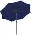 Songmics Sonnenschirm Ø300cm UPF 50+, beidseitig knickbar, marineblau (GPU30BU)