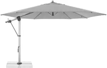 Doppler Pendelschirm Expert 400 Side &Oslash; 400 cm hellgrau