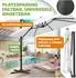 Kesser Ampelschirm SUN XL 300x300cm, 360° drehbar, UV50+ (SUN XL)