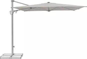 Suncomfort Familyflex rechteckig 250x250cm Hellgrau