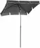 MODFU Knickbarer Sonnenschirm Aluminium grau 198x130cm