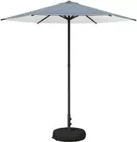 vidaXL Garten-Schirm mit Fu&szlig; 230 x 230 cm Polyester Rechtwinklig
