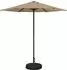 vidaXL Sonnenschirm mit Fuß 230x230cm Polyester rechteckig taupe (42036214)