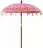 vidaXL Balinesischer Sonnenschirm mit Sockel rosa 215x215x260cm