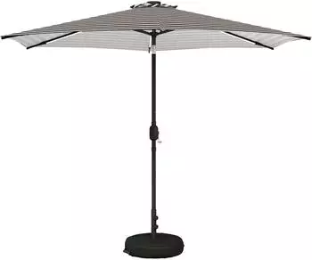 vidaXL Gartenschirm mit LED-Lichtern 300x300cm Polyester