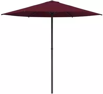 vidaXL Gartensonnenschirm 230x230cm Polyester, rechteckig, rot (42036181)