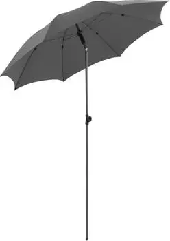 Fare Sonnenschirm M rund &Oslash;180cm grau, UPF 50+, h&ouml;henverstellbar (8185)