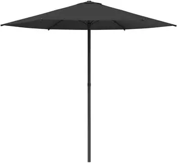 vidaXL Gartensonnenschirm 230x230cm Polyester rechteckig anthrazit (42036179)