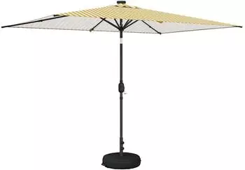 vidaXL Garten-Sonnenschirm mit LED-Lichtern 200x300cm