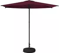 vidaXL Garten-Schirm mit Fu&szlig; Rechteckig 2,7 x 2,7 m Polyester
